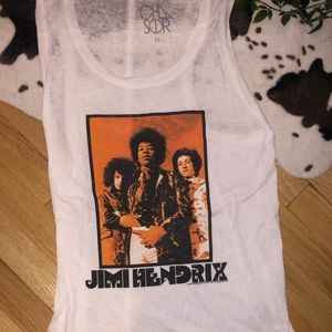 Chaser Jimmy Hendrix burnout tank top